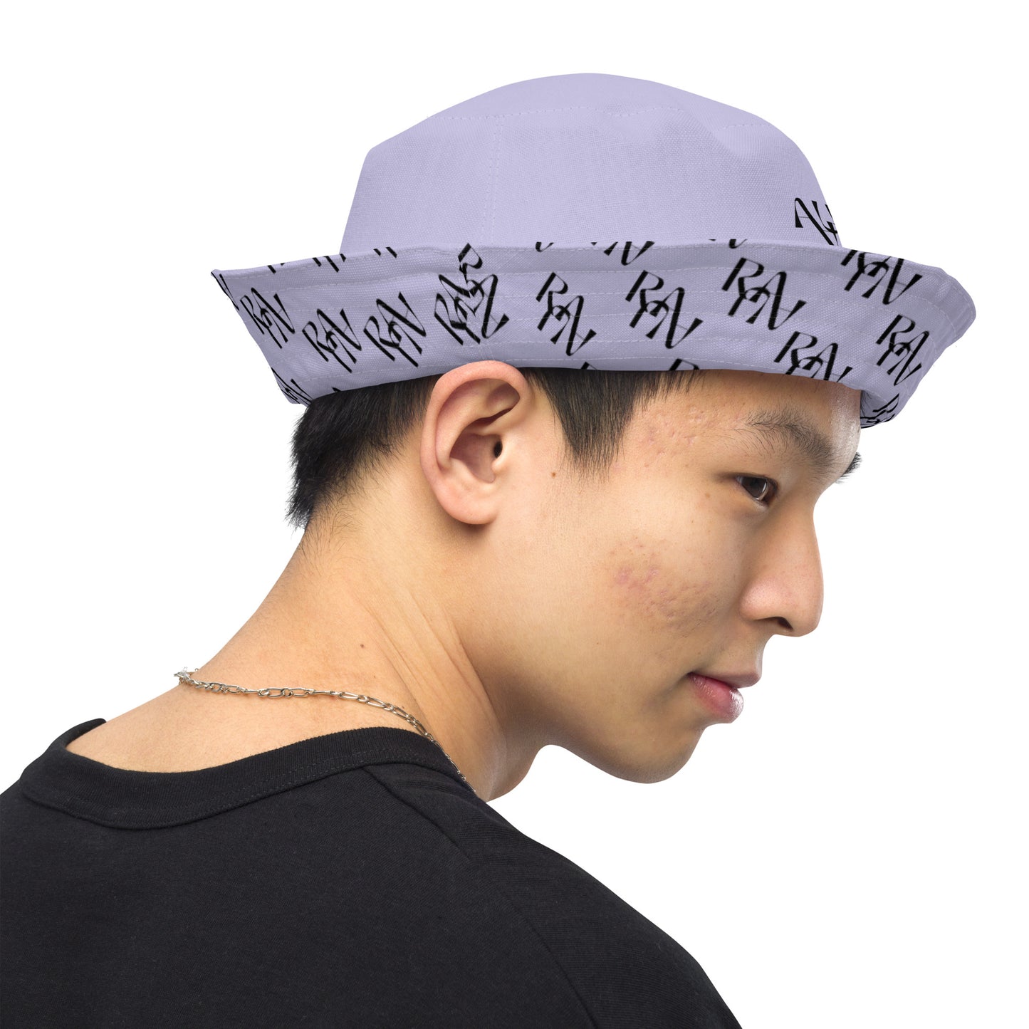 AURA "Purple Mono" bucket hat