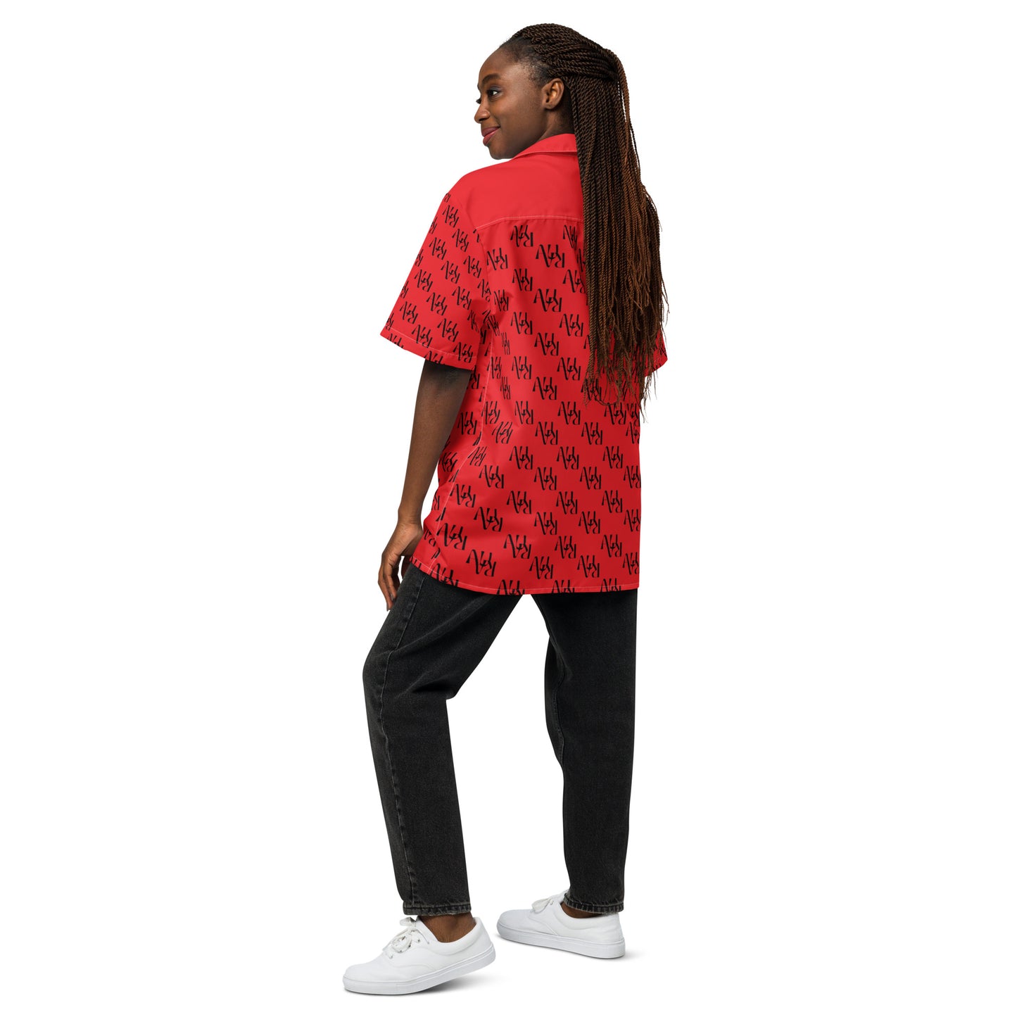 AURA "Red Mono" Button Up