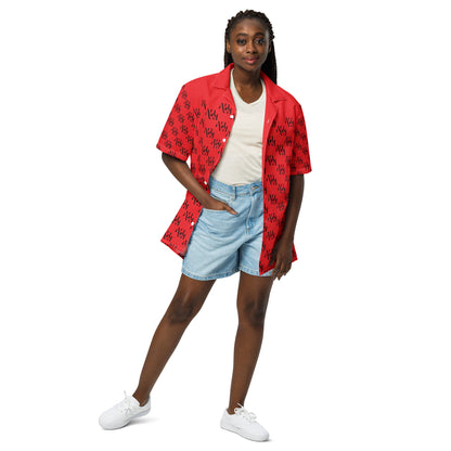 AURA "Red Mono" Button Up