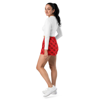 AURA "Red Mono" Athletic Shorts