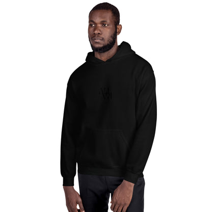 AURA "Mono" Black Logo Hoodie