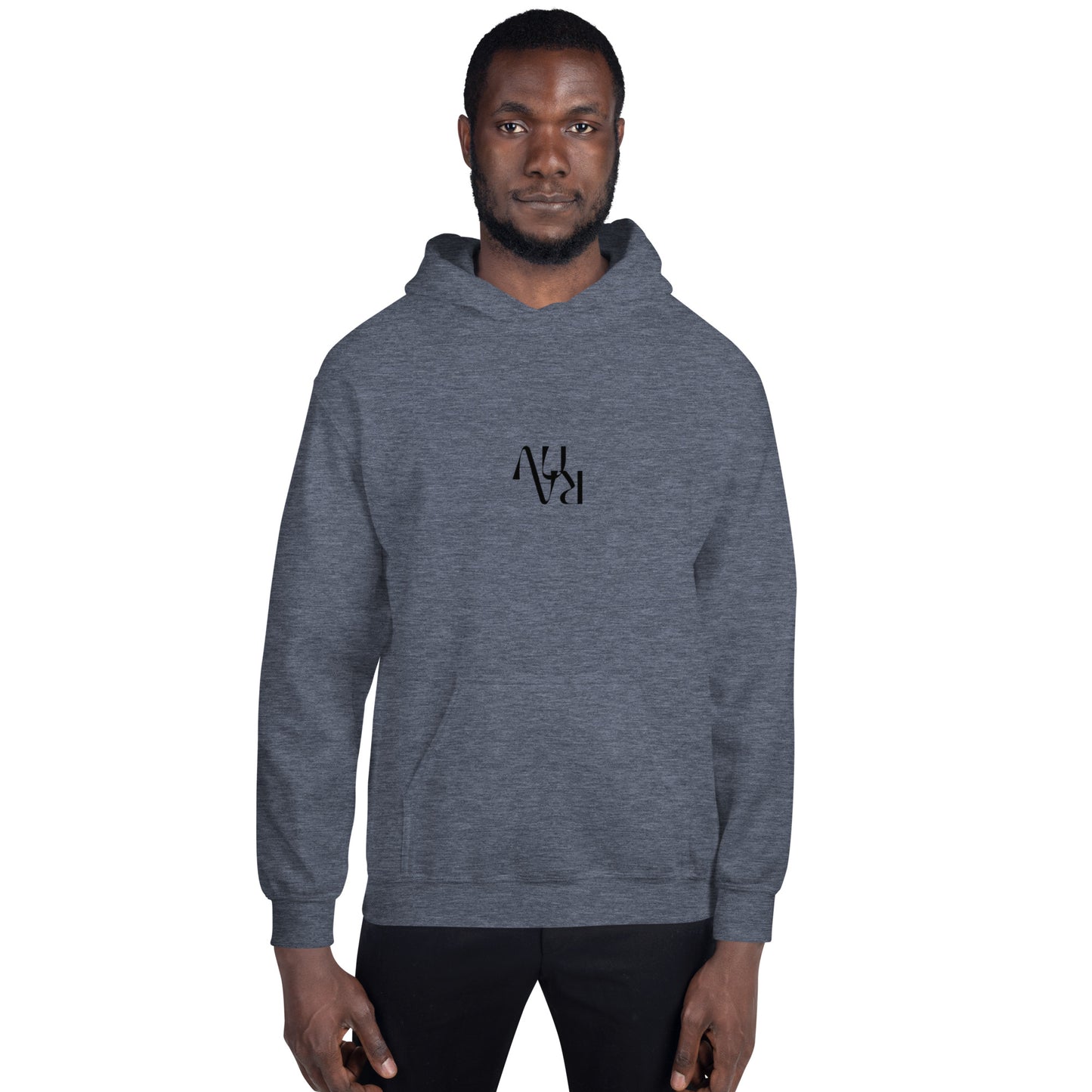 AURA "Mono" Black Logo Hoodie