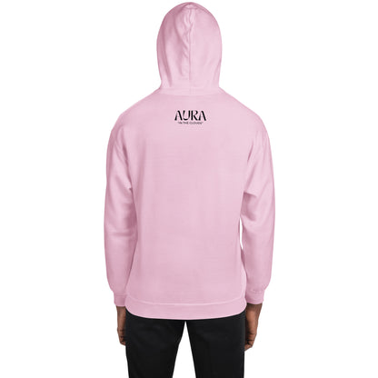 AURA "Mono" Black Logo Hoodie