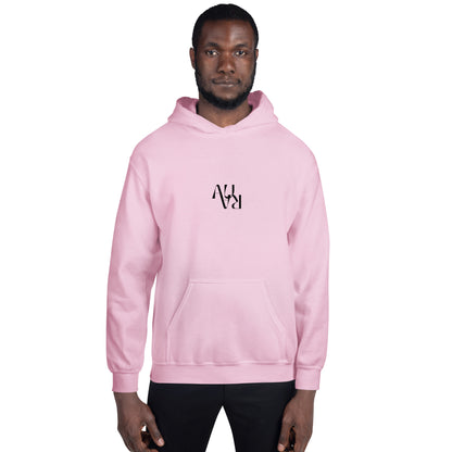 AURA "Mono" Black Logo Hoodie