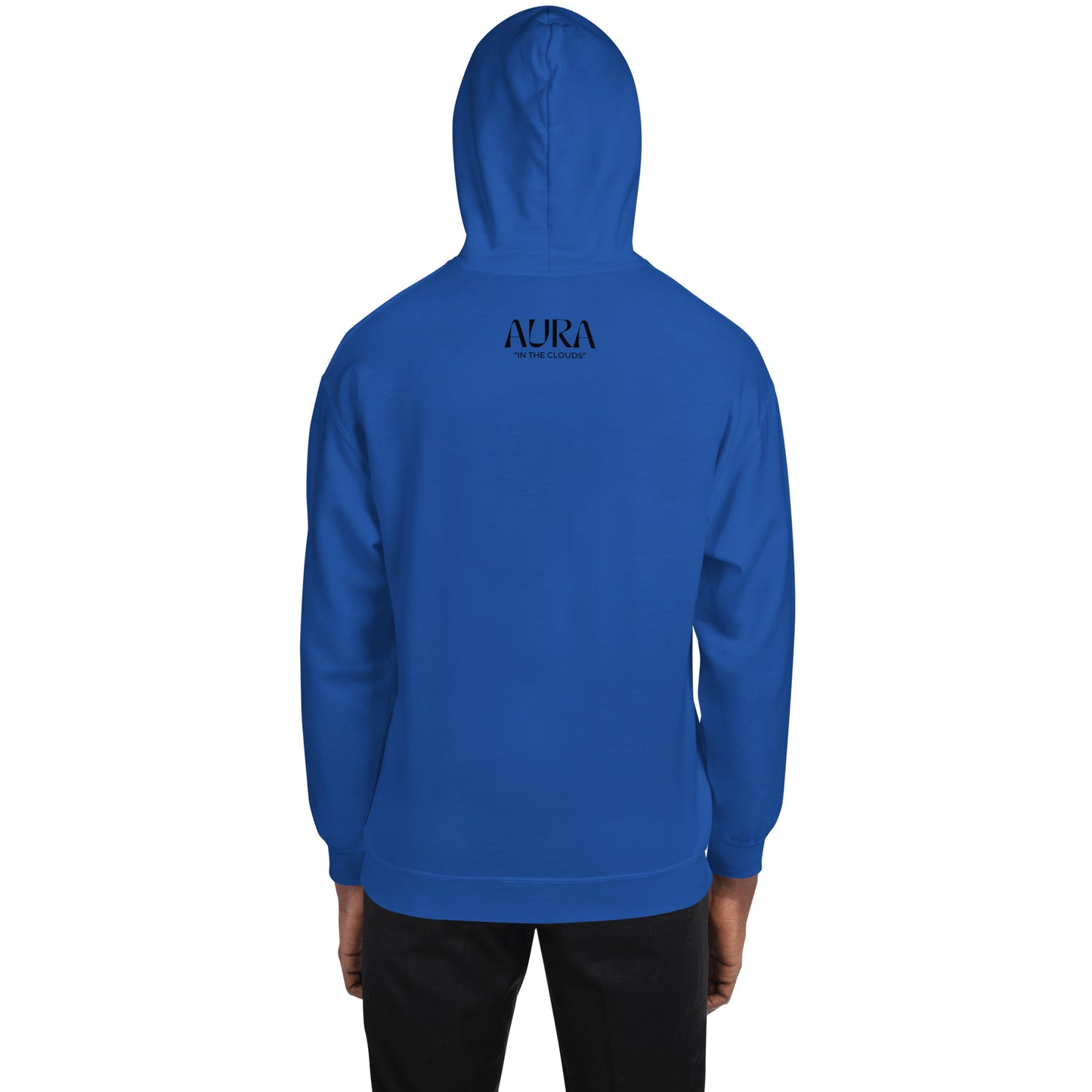 AURA "Mono" Black Logo Hoodie